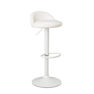 S/4 Sgabelli da ristorante o da bar,Girevole, colore bianco 39 X 43 X 92 CM