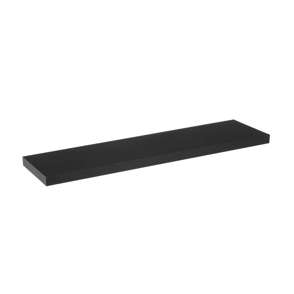 Scaffale nero – MDF 100 X 24 X 4 CM