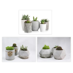 S/3 Quadro decorativa per cucina e bagno 30 x 1,50 x 40 cm