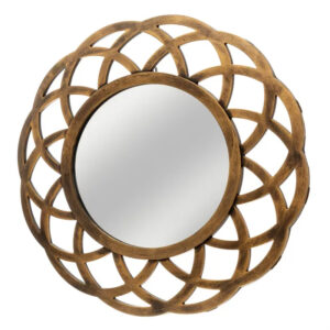 Specchio da parete,Oro,Specchio in PP,per bar e caffè 40 X 2 X 40 cm