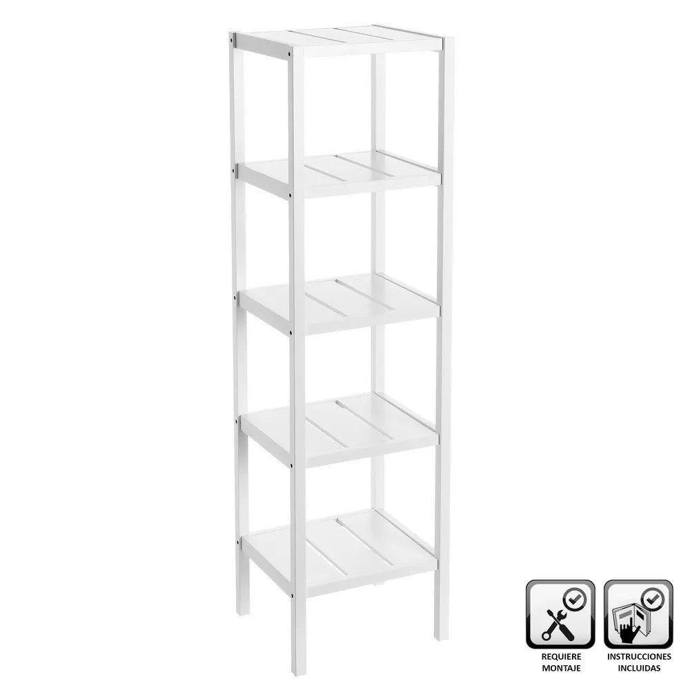 Scaffale multilivello,ideale per esporre libri e oggetti decorativi 37x33x140cm