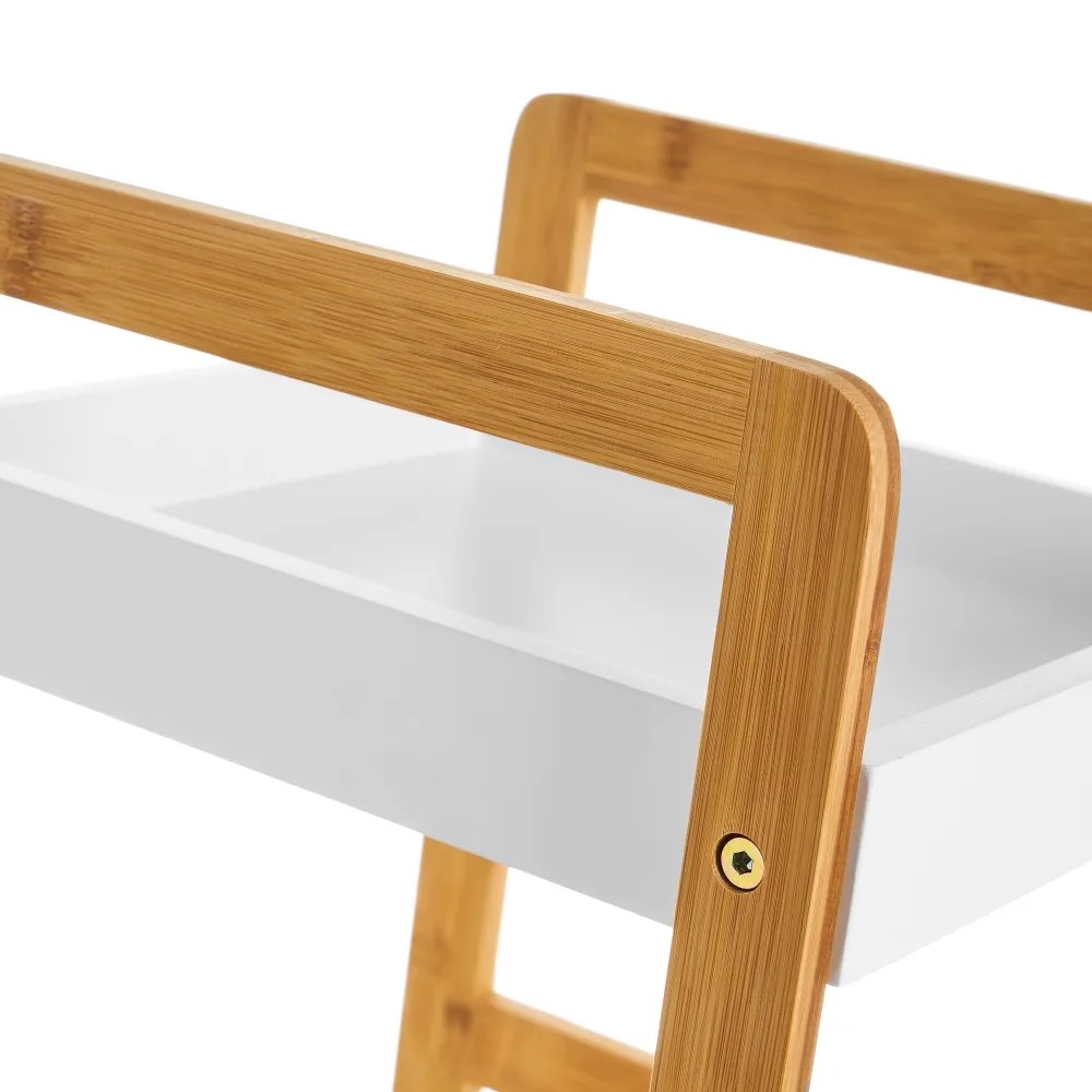 Scaffale indipendente,Con 3 ripiani 30 X 30 X 72 CM - immagine 2