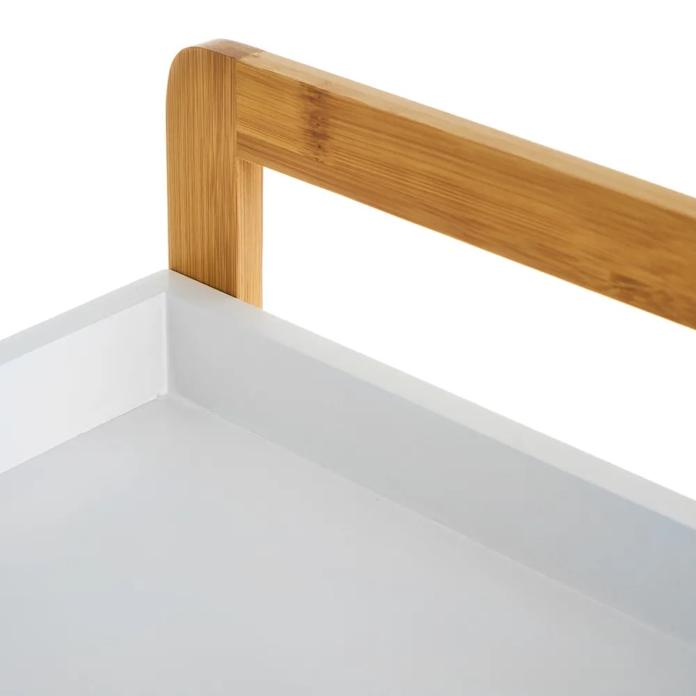 Scaffale indipendente,Con 3 ripiani 30 X 30 X 72 CM - immagine 3