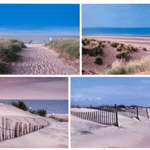 4/s Quadro sentiero sul mare Pittura decorativa per il corridoio delle scale replica moderna 40X50 cm