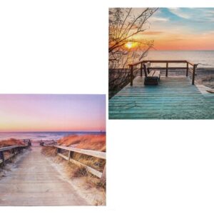 2/s Quadro Sentiero del mare Quadri decorativi per ufficio replica moderna 40X50X1,8CM