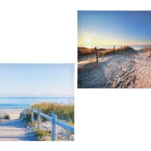 2/s Quadro Sentiero verso il mare Pittura decorativa del corridoio delle scale  replica moderna 40X50X1,8CM