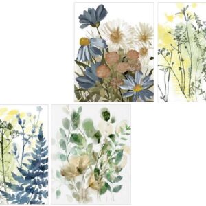 4/s Quadro [Fiori] Pittura ad acquerello Corridoio Cucina Pittura decorativa replica moderna 40X50X1.8CM