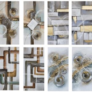 8/s Quadro Pittura decorativa d'arte moderna Effetto simulazione 30X60X3CM