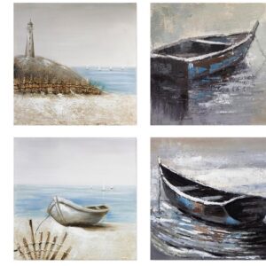 4/s Quadro Decorazione d'interni Imitazione di pittura a olio 50X50X3CM