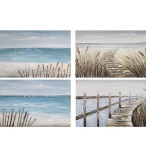 4/s Quadro [Sentiero della spiaggia] Quadri decorativi per la camera da letto Effetto simulazione 60X120X3CM