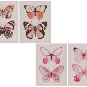 4/s Quadro [Farfalla] Pittura decorativa per la camera da letto Simulazione di artigianato 30X40X1,5CM