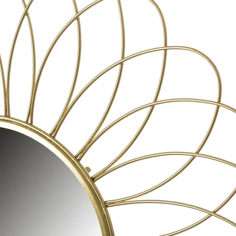 Specchi da parete,D'oro,Specchio decorativo per camera da letto 49 X 1 X 49 CM - immagine 3