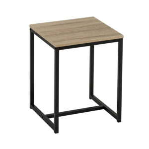 Tavolino quadrato,in metallo PB,Adatto per cucina/soggiorno,Stile industriale 40x40x50 CM