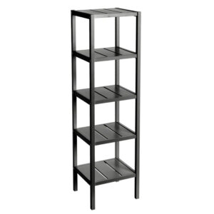 Mensole da bagno,5 livelli, organizer in MDF,Utilizzabile anche in soggiorno, camera da letto e cucina