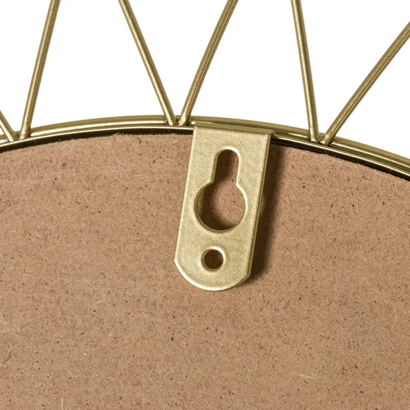 Specchi da parete,D'oro,Specchio decorativo per camera da letto 49 X 1 X 49 CM - immagine 2