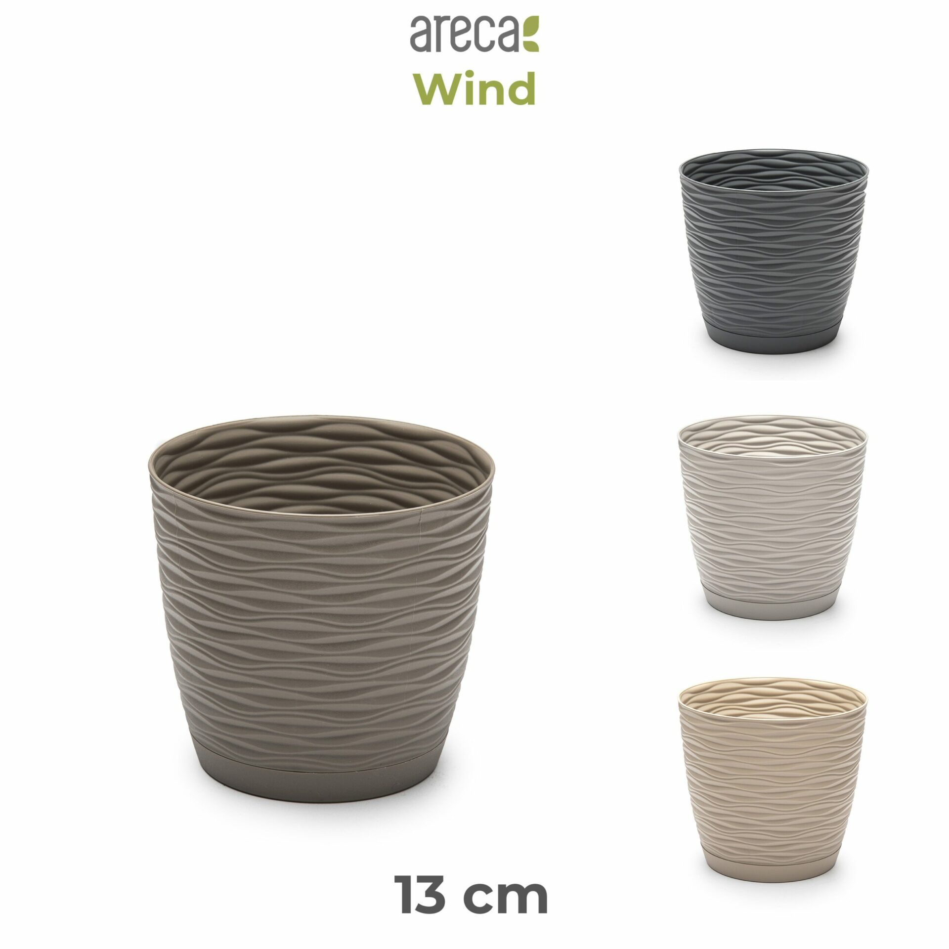 Contenitore per fiori in plastica13cm