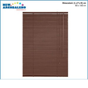 veneziana marrone in pvc 80x160 cm