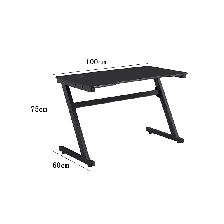 THUNDER porta pc gaming Desk 100x60x75cm