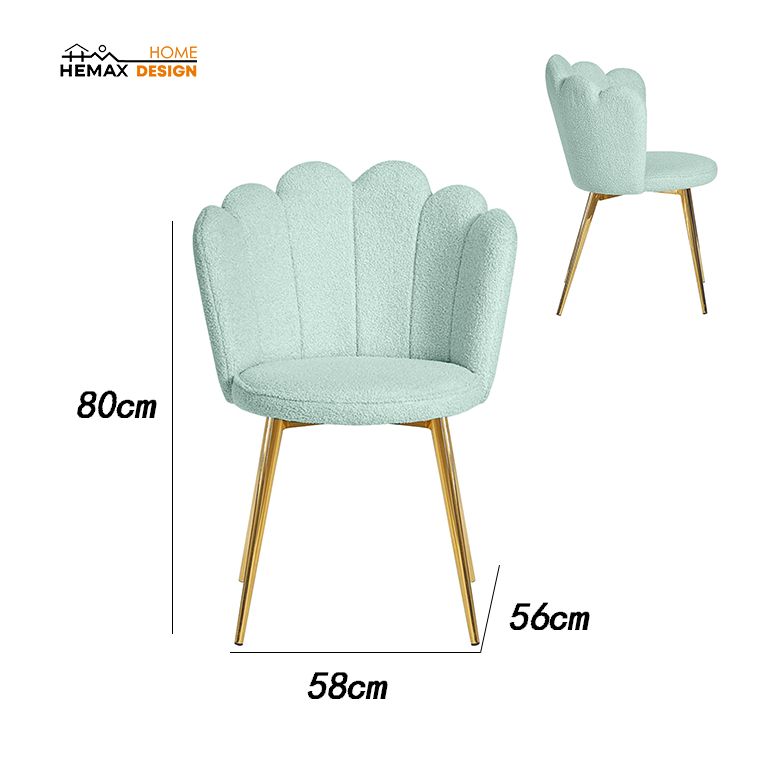 MILLY TIFFANY sedia da pranzo imbottita, sedia Ergonomica,sedia per cucina, arredamento casa, ufficio 2 colori disponibili  58x56x80cm