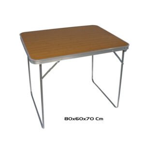 Tavolo da campeggio pieghevole 80x60x70cm