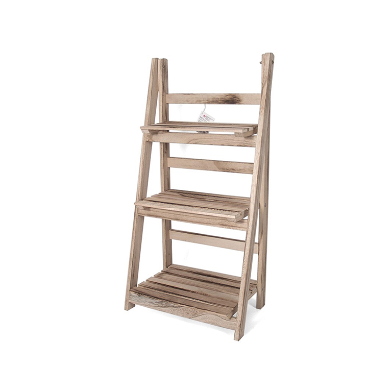 Scaffale in legno nature: scegli tra 3 piani (80x41x25 cm) o 4 piani (112x41x34 cm) per organizzazione e stile