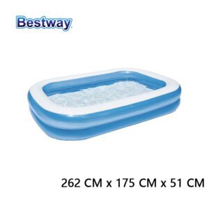 Piscina Family Rettangolare,Azzurro 262x175x51cm