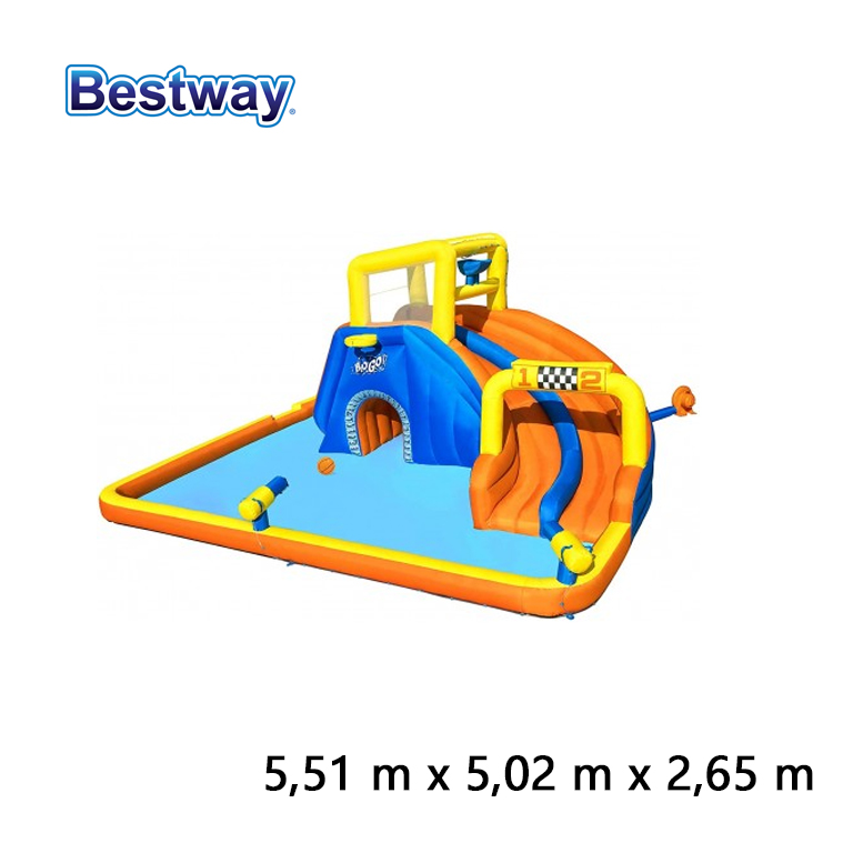 Scivolo acquatico gonfiabile per bambini  551X502X265cm