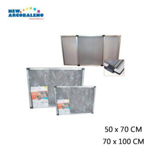 Set di due zanzariere estensibili 50x70 cm / 70x100 cm silver znz02/znz04
