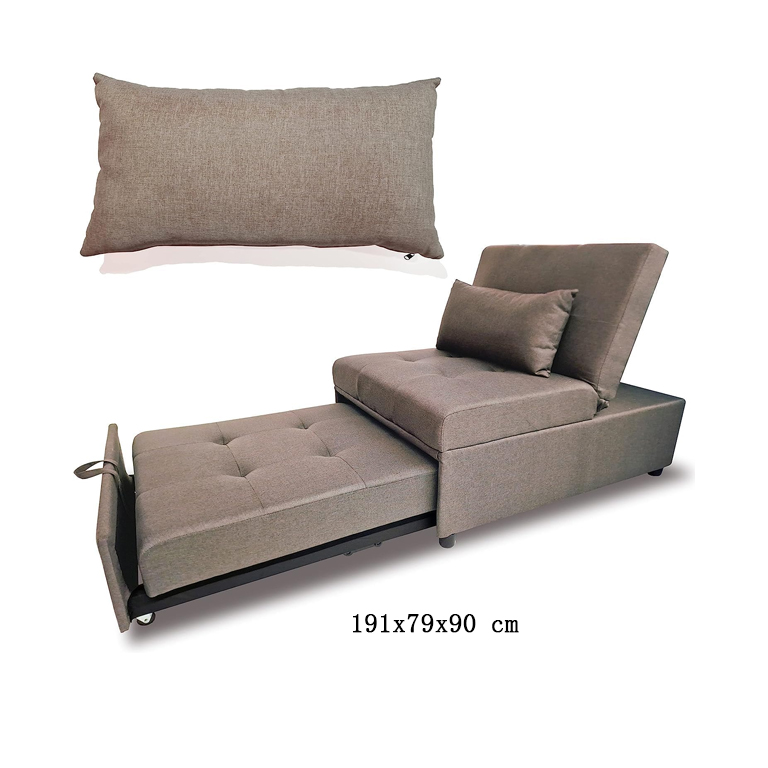 Divano Letto Singolo Salvaspazio 191x79x90cm,5 colori