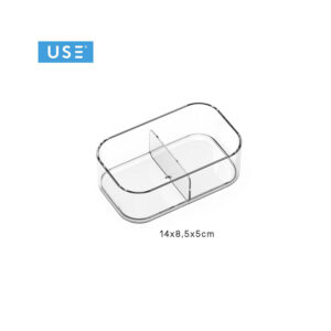 Vassoio organizer con divisori 14x8,5x5cm