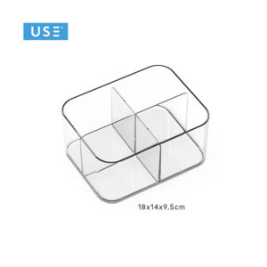 Vassoio organizer con divisori 18x14x9,5cm