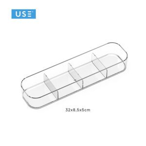 Vassoio organizer con divisori 32x8,5x5cm