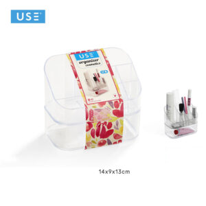 Organizer cosmetica piccolo + vassoio Nº4, 8x13.5 cm